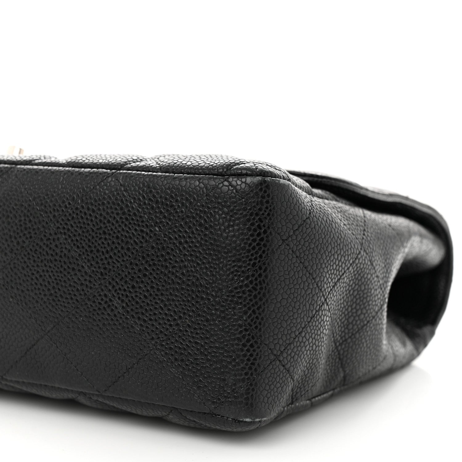 Chanel Caviar Quilted Jumbo Single Flap Black 10 of 15