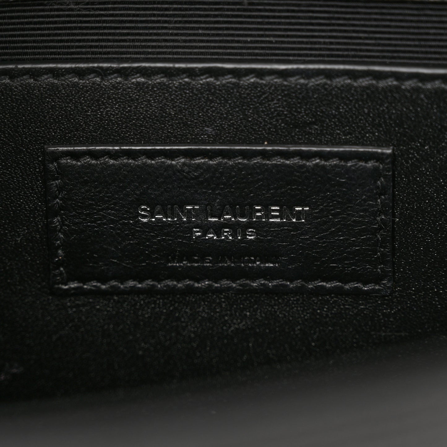 Smooth Calfskin Medium Classic Monogram Kate Tassel Satchel Black