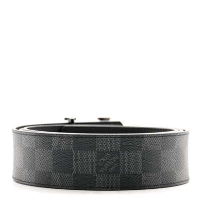 Louis Vuitton Damier Graphite 40mm LV Initiales Belt 110 44 2 of 5