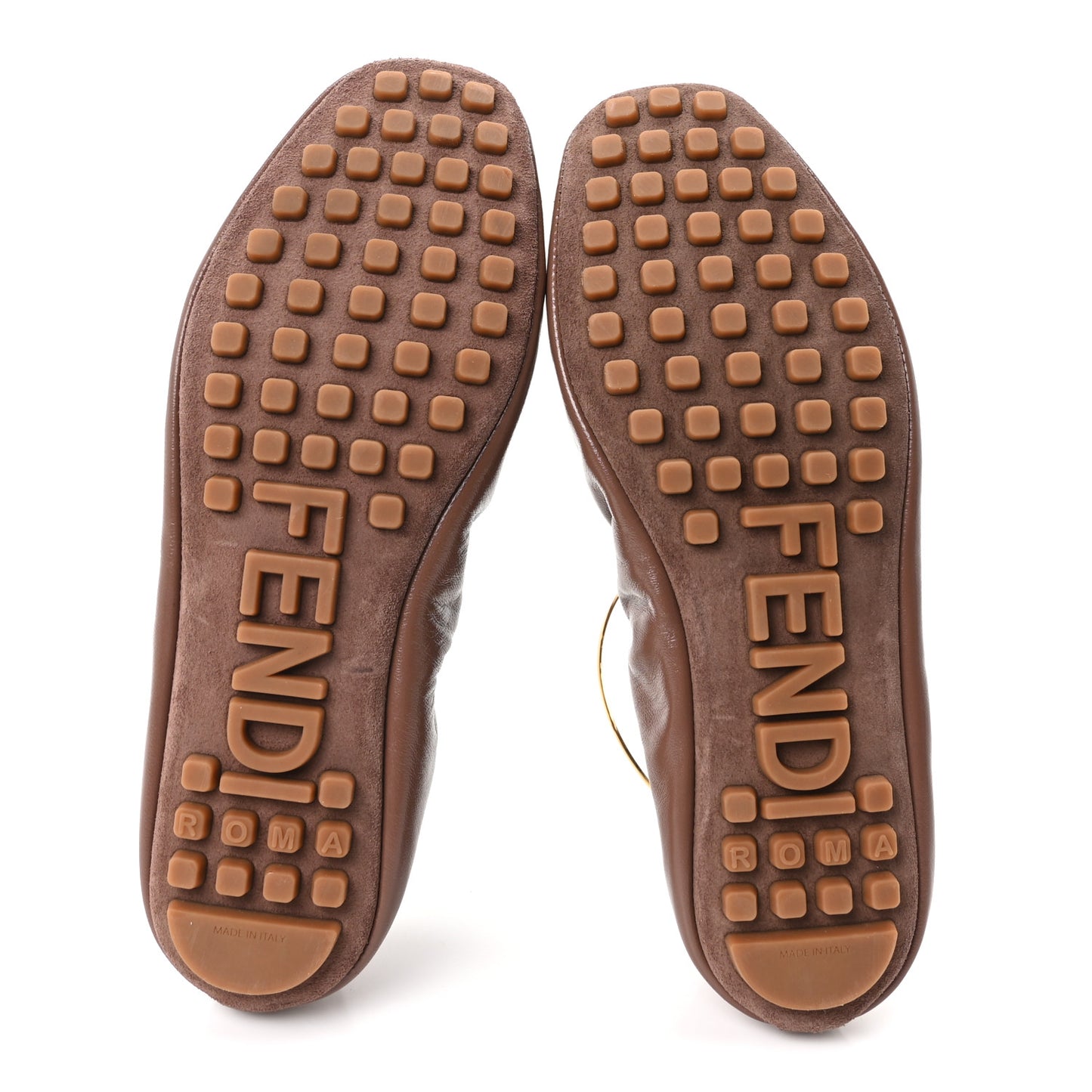 Vitello Filo Ballerina Flats 35 Brown