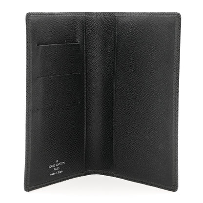 Louis Vuitton Taiga Pocket Agenda Cover Black 5 of 6