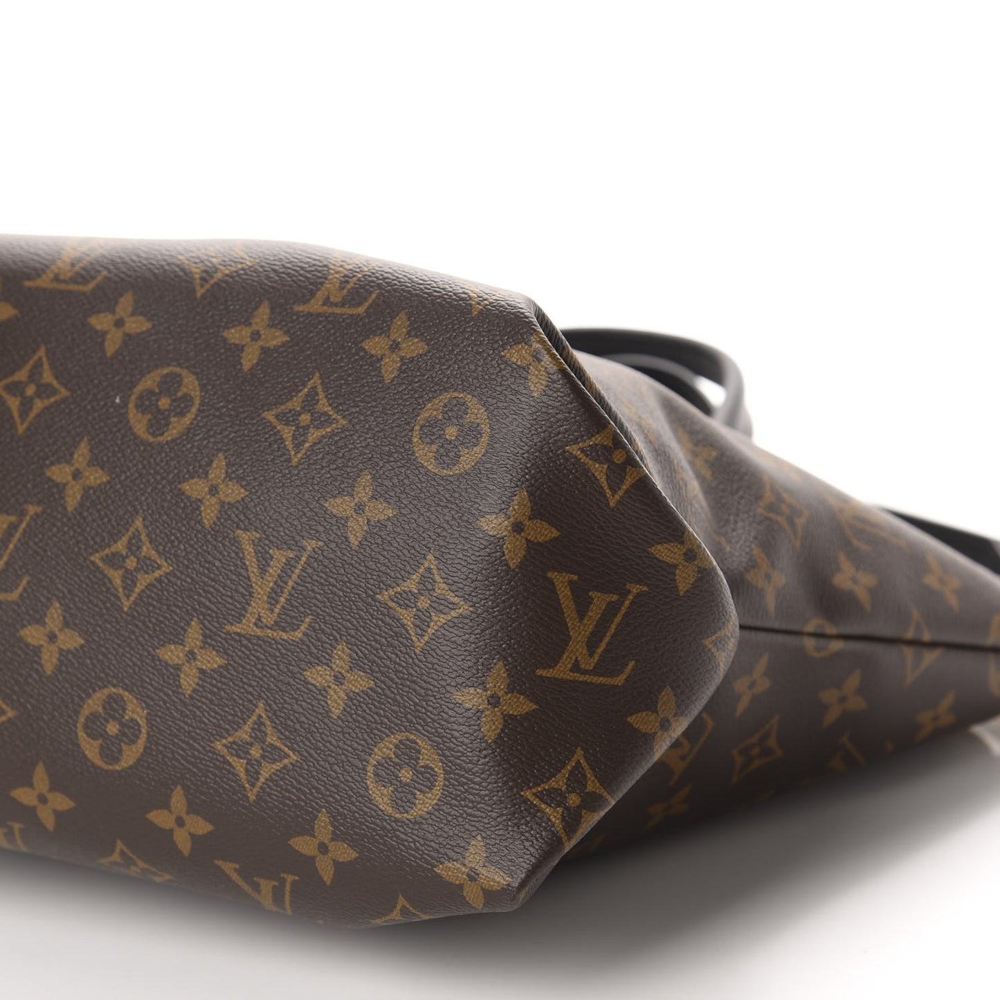 Monogram Flower Zipped Tote MM Black