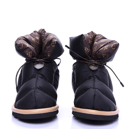 Louis Vuitton Nylon Monogram Pillow Comfort Ankle Boot 40 Black 2 of 9