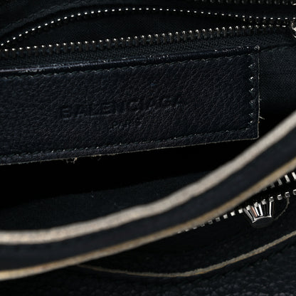 Balenciaga Supple Grained Calfskin Classic Silver Hardware Highlight Mini City Black 6 of 20