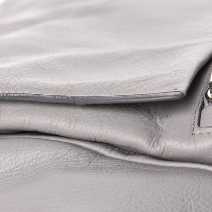 Givenchy Grained Calfskin Medium Pandora Pure Flap Bag Pearl Grey 13 of 14