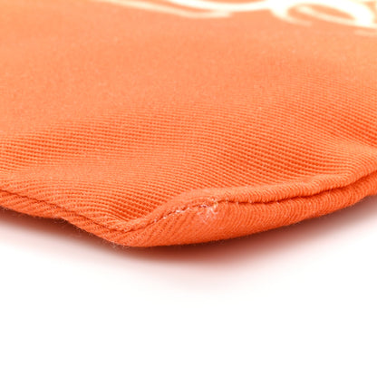 Loewe Canvas Paula's Ibiza Fennel Drawstring Pouch Orange Multicolor 8 of 8