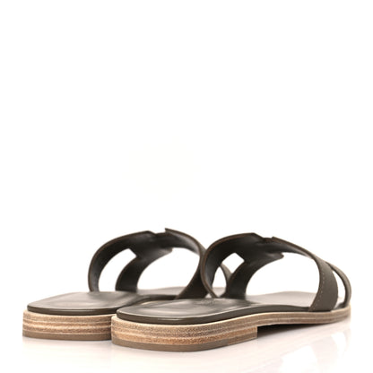 Hermes Epsom Oran Sandals 36 Etoupe 4 of 9