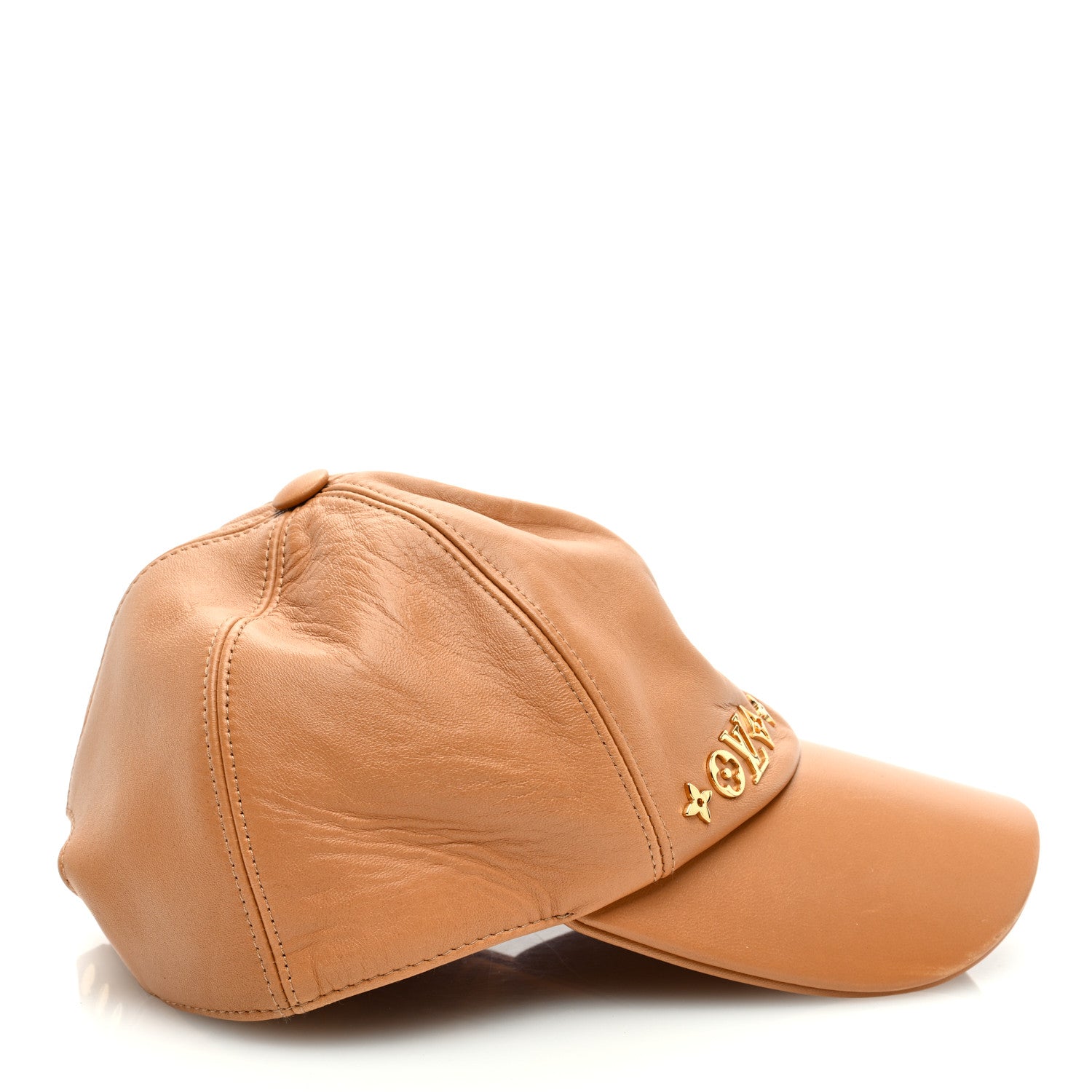 Louis Vuitton Lambskin Monogram Cruiser Cap Caramel 6 of 8