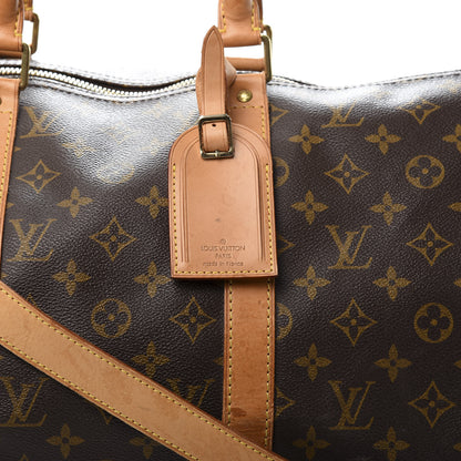Louis Vuitton Monogram Keepall Bandouliere 50 9 of 20