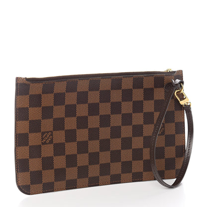 Louis Vuitton Damier Ebene Neverfull MM GM Pochette 3 of 9