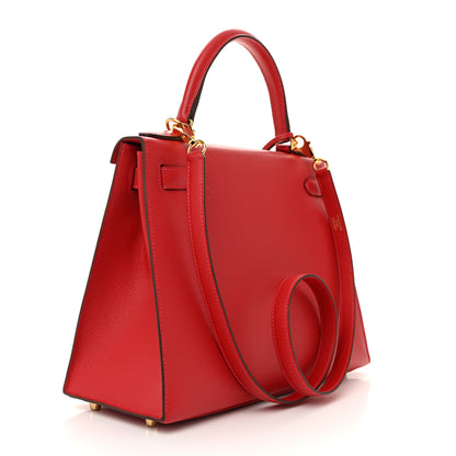 Hermes Epsom Kelly Sellier 28 Rouge Casaque 3 of 15