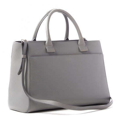 Chanel Grained Calfskin Small Neo Executive Shopper Tote Grey 2 of 9