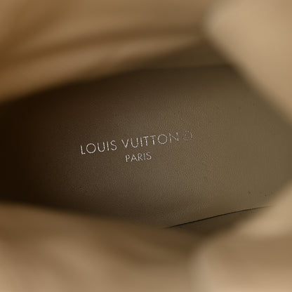 Louis Vuitton Suede Calfskin Laureate Platform Desert Boots 36.5 Taupe 6 of 9