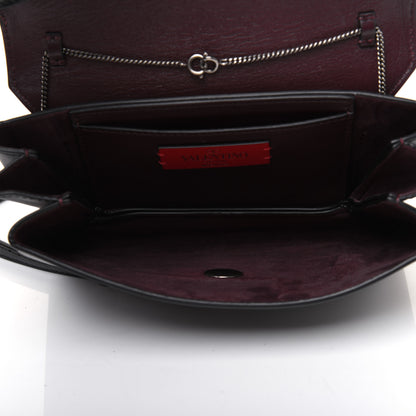 Valentino Garavani Calfskin Crystal Encrusted Snake Maison Small Crossbody Black 5 of 22