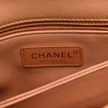 Chanel Caviar Quilted Mini Coco Handle Flap Beige 6 of 10