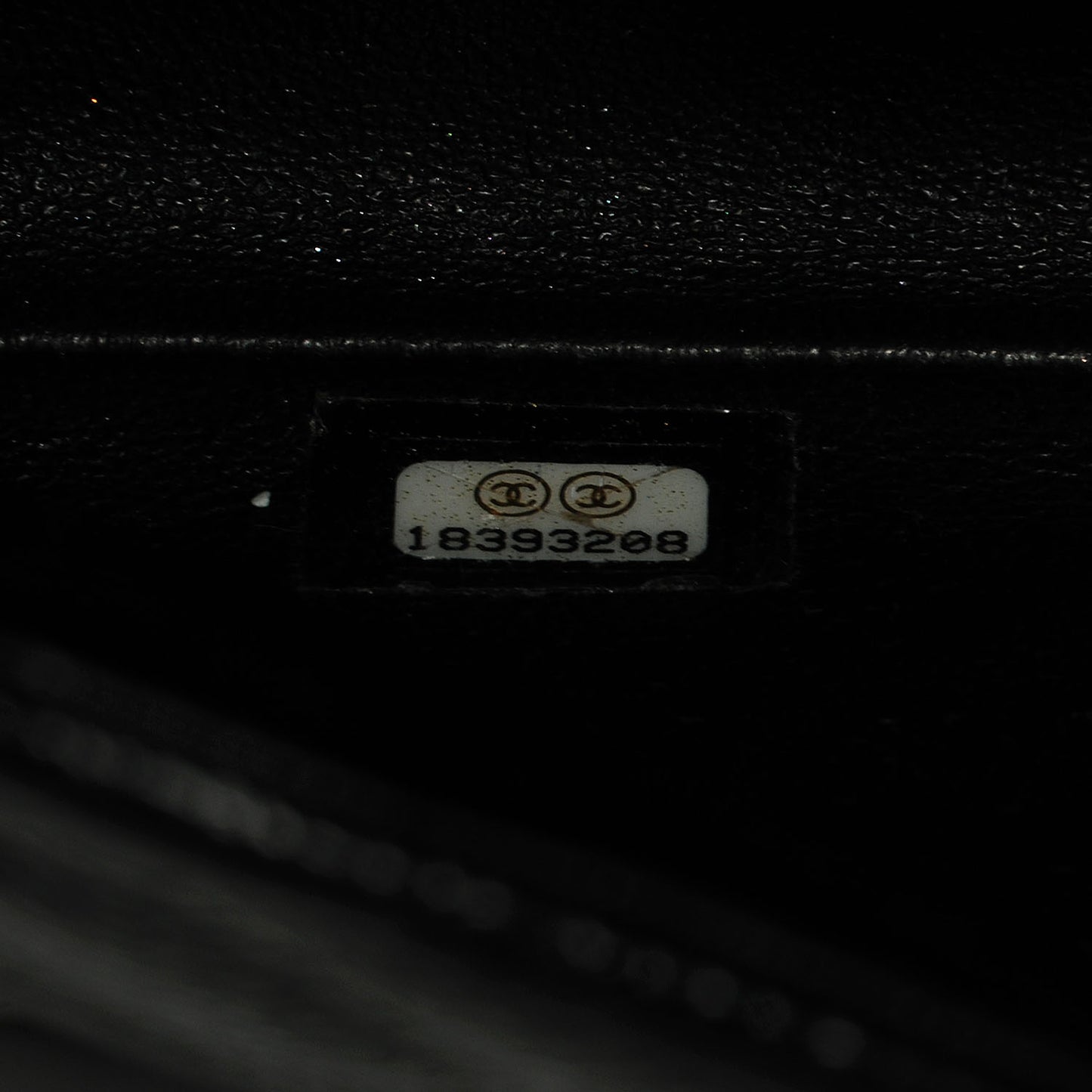 Caviar Clutch Flap Black