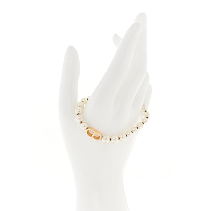 Christian Dior Pearl 30 Montaigne Bracelet Gold 2 of 6