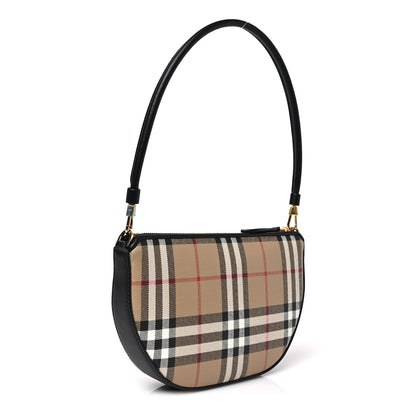 Burberry Vintage Check Calfskin Olympia Slim Pouch Archive Beige 3 of 8