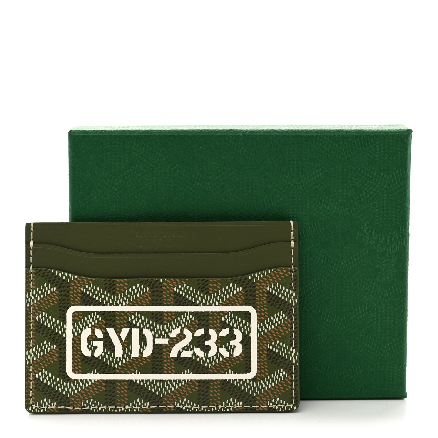 Goyardine Saint Sulpice Card Holder Khaki