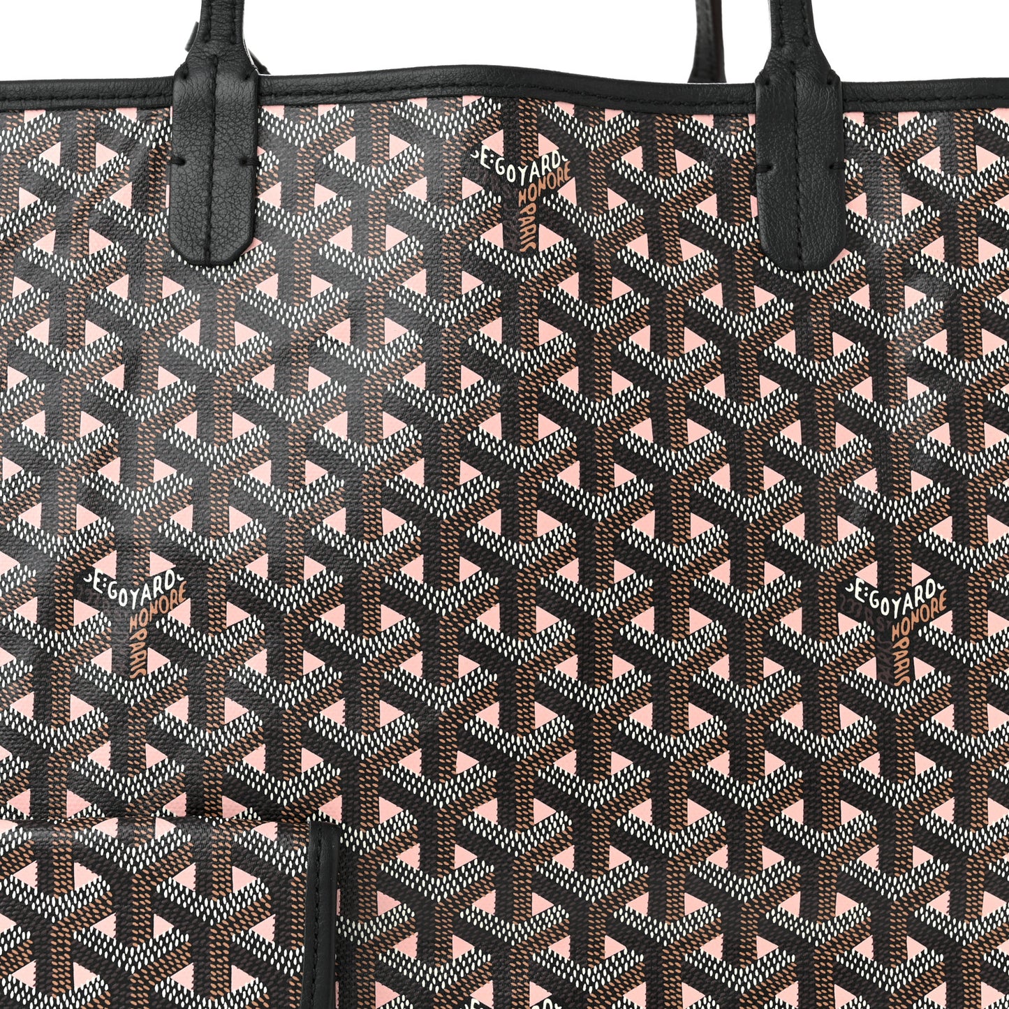 Goyardine Saint Louis Claire Voie Black Pink