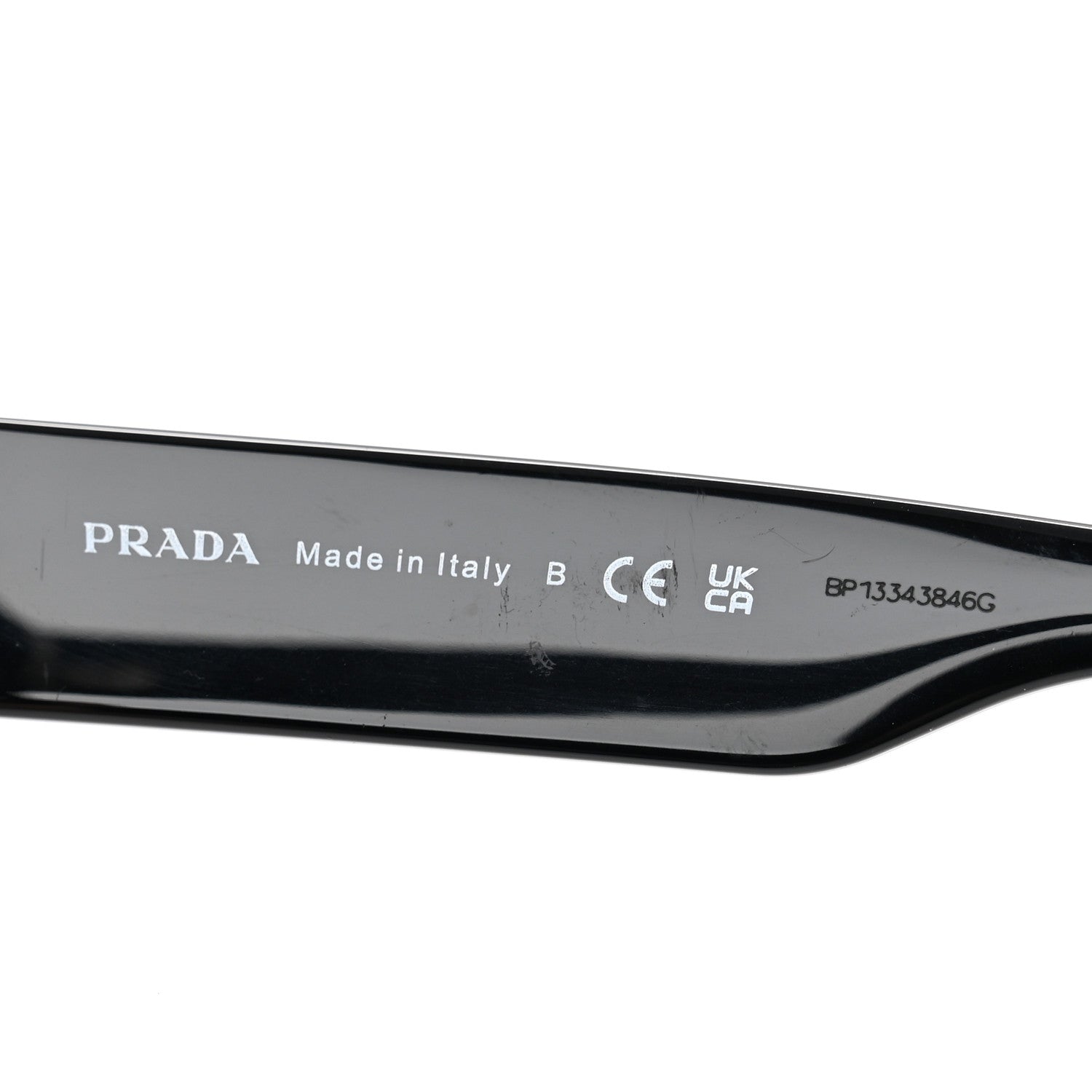 Prada Acetate Sunglasses SPR 17Z Black 5 of 8