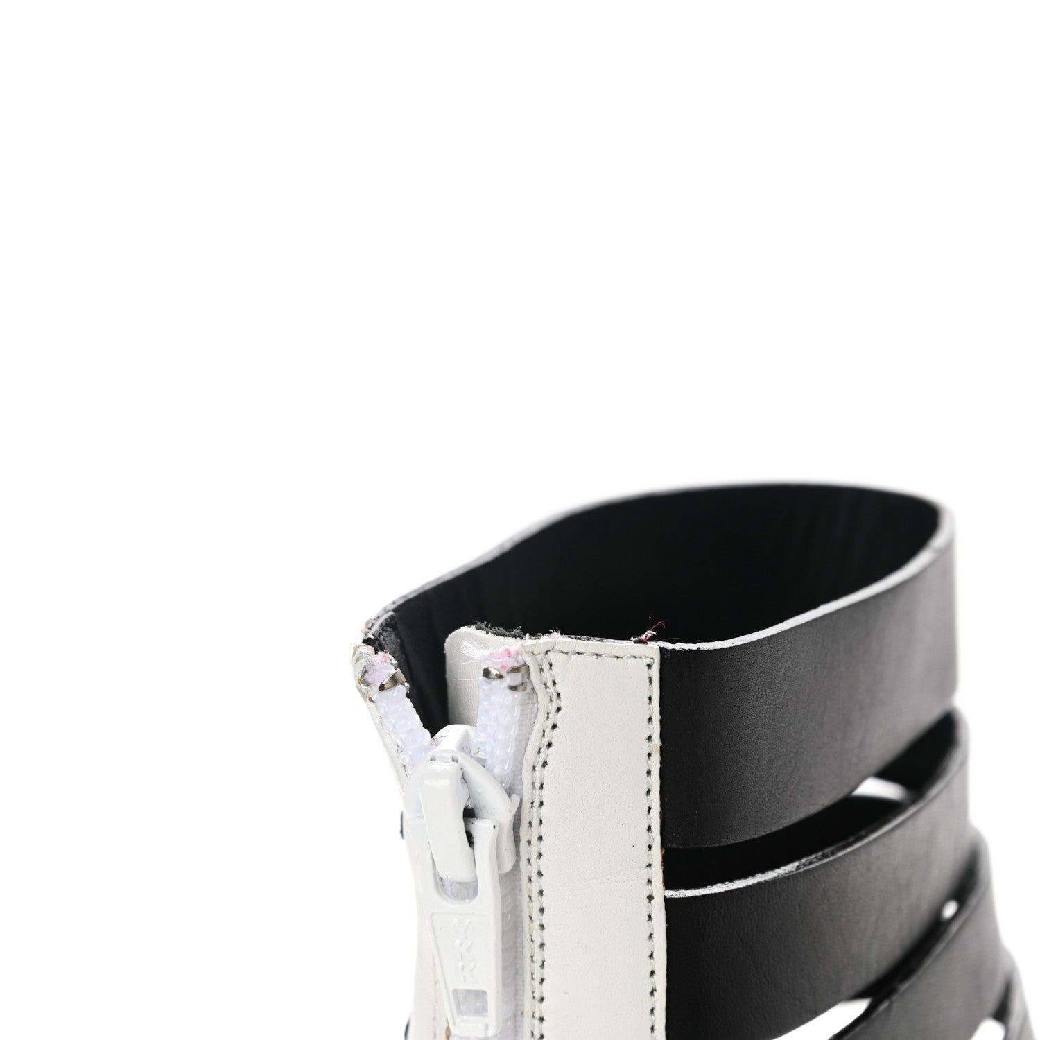 Christian Louboutin Calfskin Decoupata 120 Sandals 35.5 Black White 8 of 8