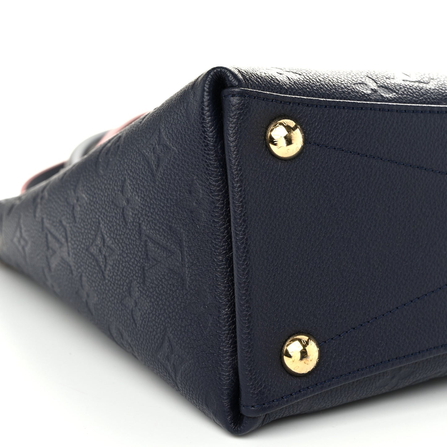 Empreinte V Tote MM Marine Rouge