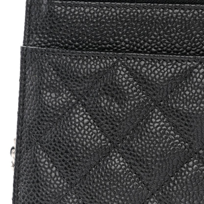 Chanel Caviar Quilted Wallet on Chain WOC Black 12 of 13