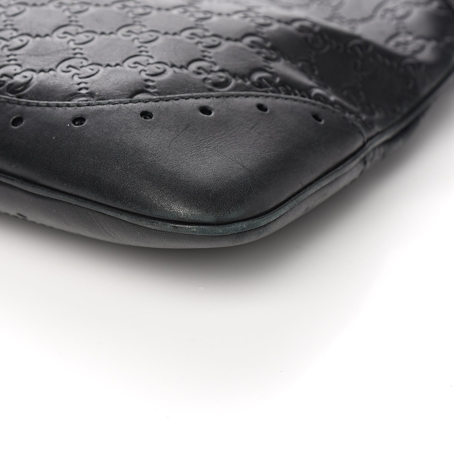 Guccissima Punch Hobo Black