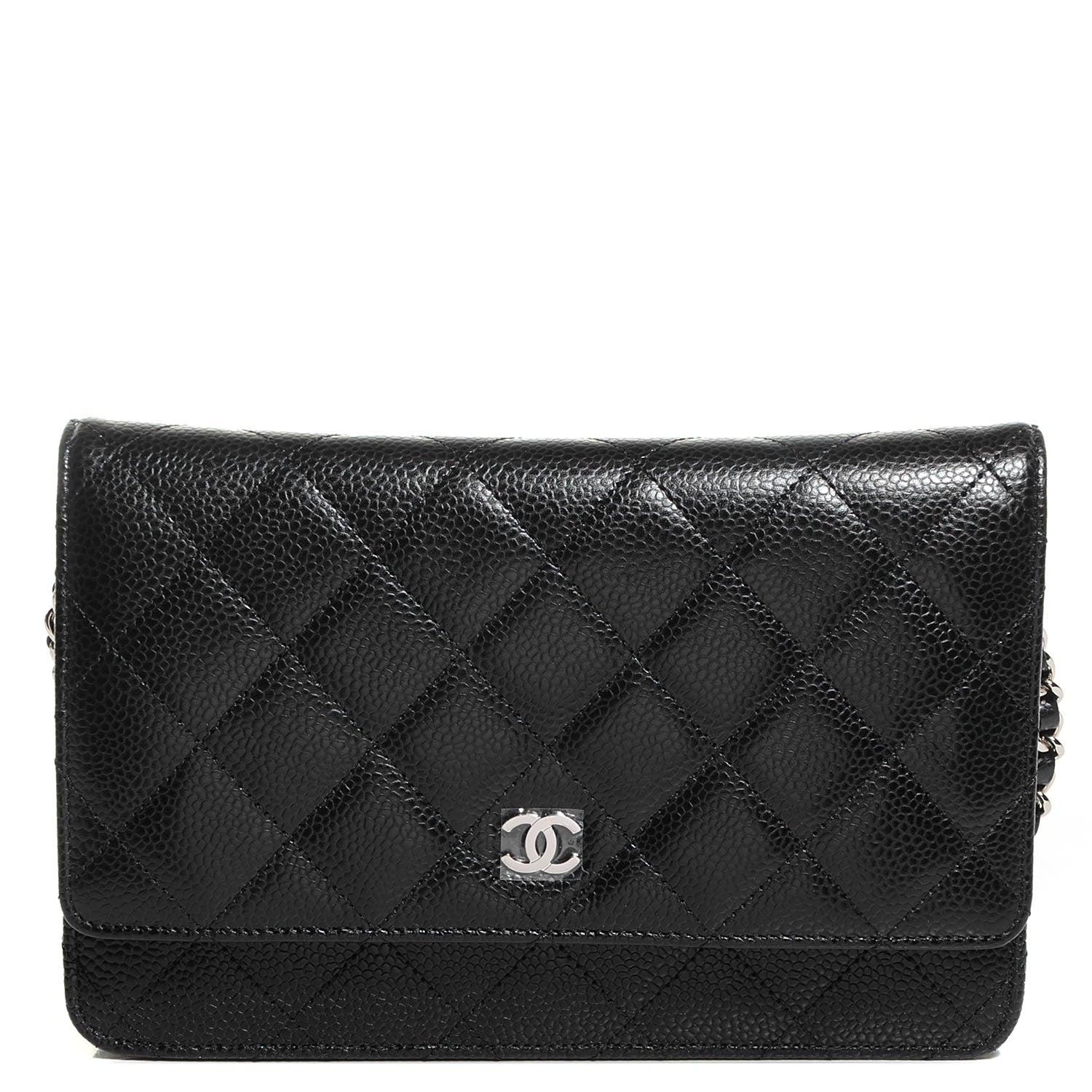 Chanel Caviar Quilted Wallet On Chain WOC Black 1 of 9