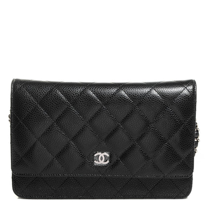 Chanel Caviar Quilted Wallet On Chain WOC Black 1 of 9