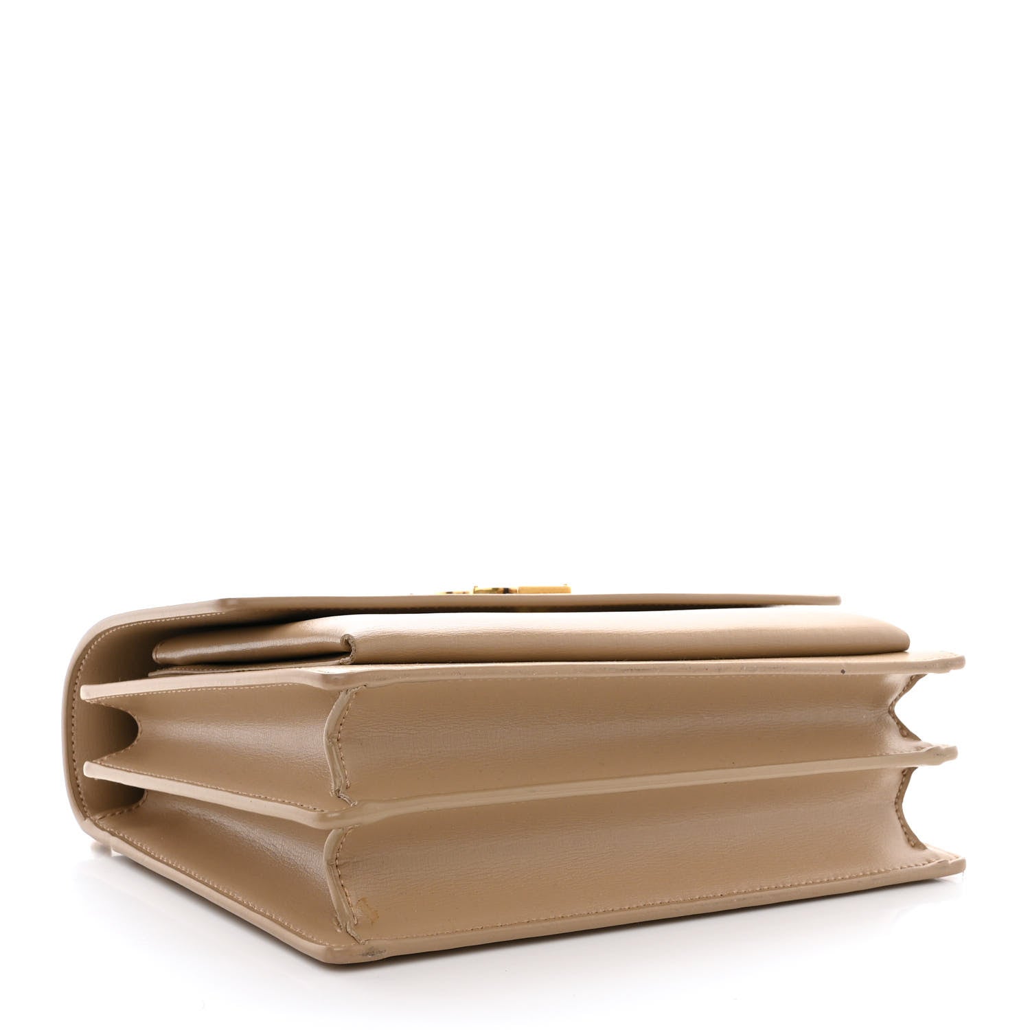 Saint Laurent Calfskin Medium Monogram Sunset Dark Beige 4 of 12