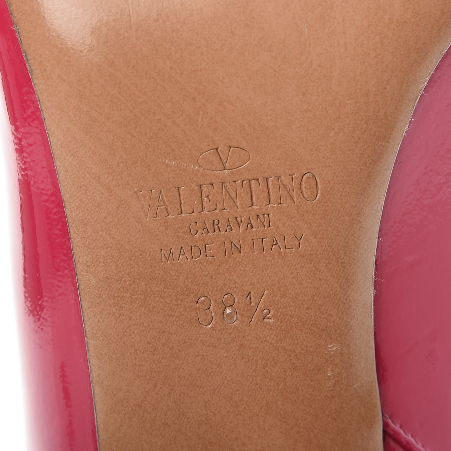 Patent Twist Heel 105mm Ankle Boots 38.5 Bouganville