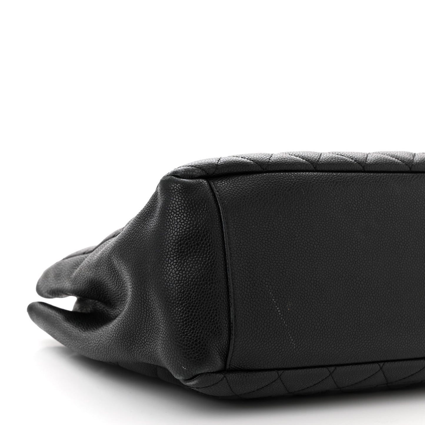 Caviar Quilted Grand Shopping Tote GST Black