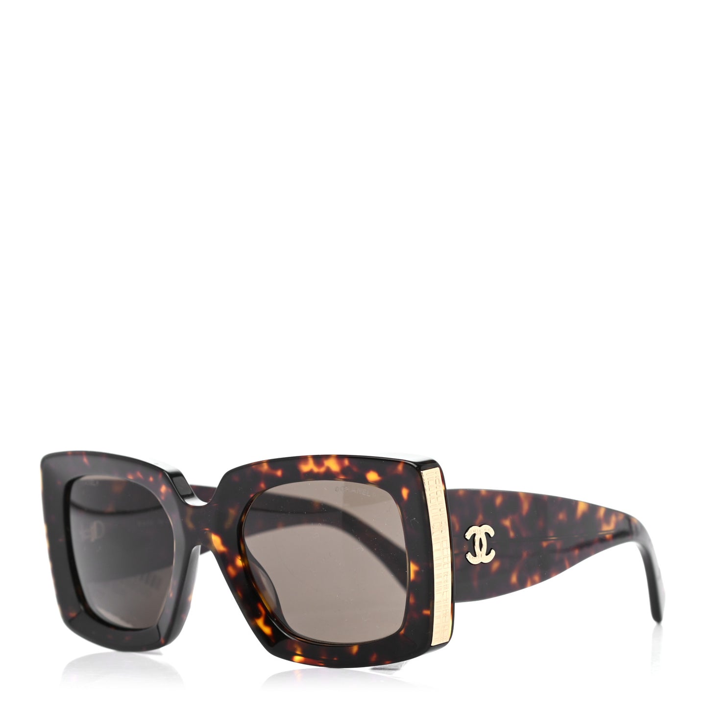 Acetate Rectangle Sunglasses 5435 Tortoise