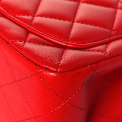 Chanel Lambskin Quilted Mini Square Flap Red 12 of 14
