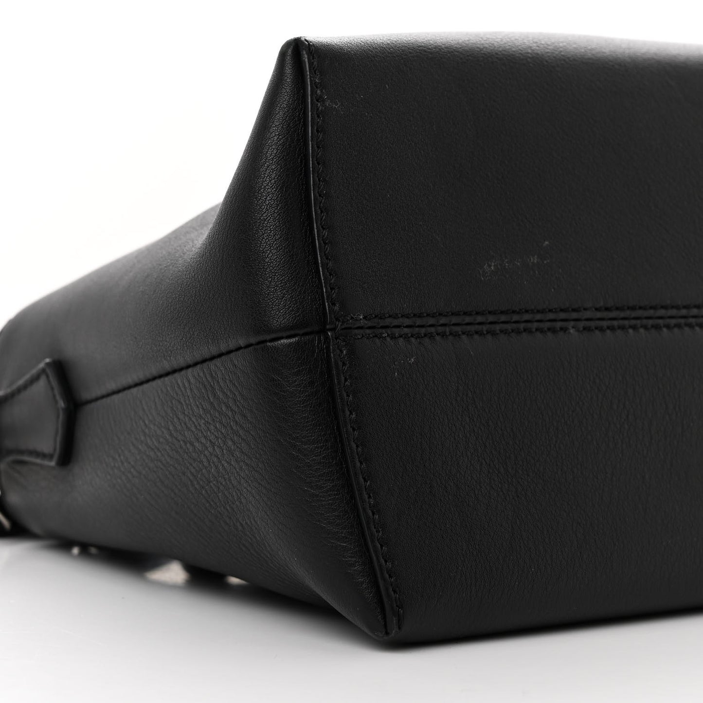 Vitello Dolce Scalloped Pearl Studded Medium By The Way Boston Bag Black