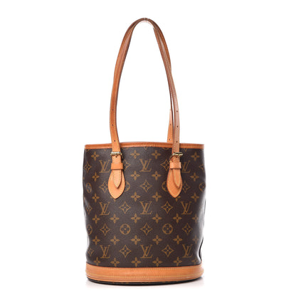 Louis Vuitton Monogram Petit Bucket 23 1 of 13