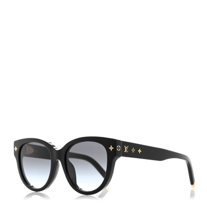 Louis Vuitton Acetate My Monogram Square Sunglasses Z1526E Black 1 of 7