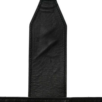 Saint Laurent Lambskin Matelasse Chevron Monogram Shopping Bag Black 11 of 11