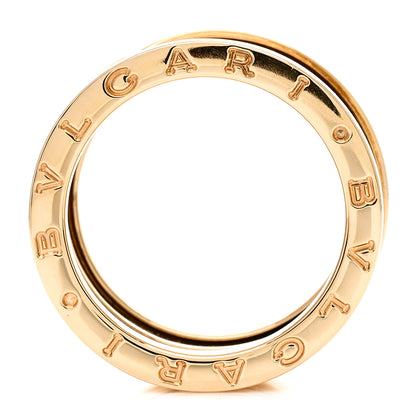 Bulgari 18K Yellow Gold B.Zero1 Four-Band Ring 56 7.5 3 of 5
