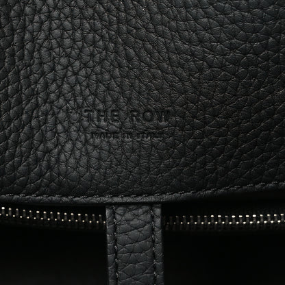 The Row Matte Grained Calfskin Margaux Shoulder 12 Black 6 of 9