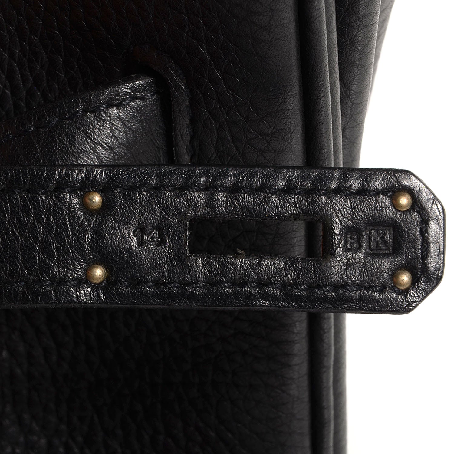 Hermes Taurillon Clemence Birkin 35 Black 7 of 21