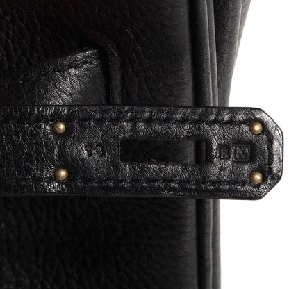 Hermes Taurillon Clemence Birkin 35 Black 7 of 21