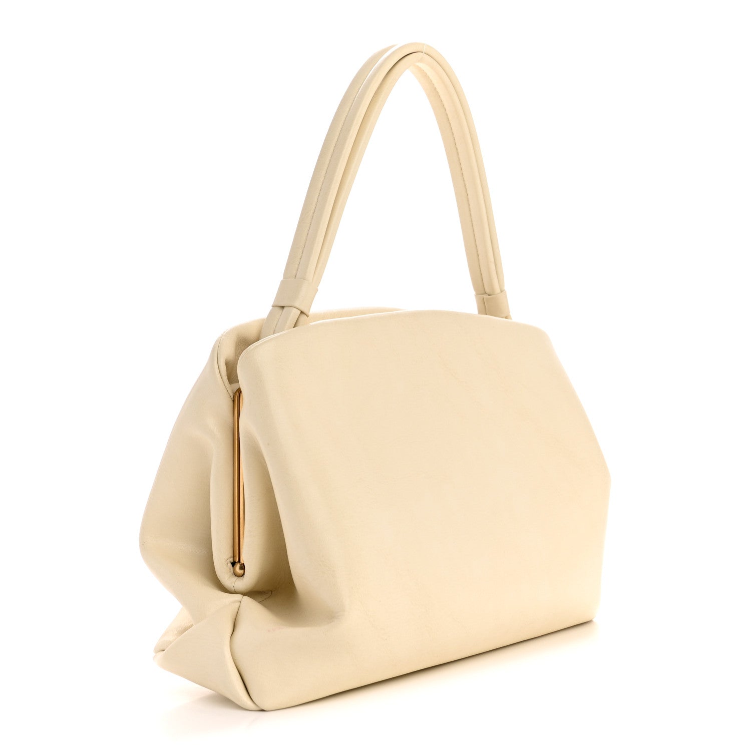 Celine Smooth Calfskin Eyelet Small Top Handle Bag White 3 of 15