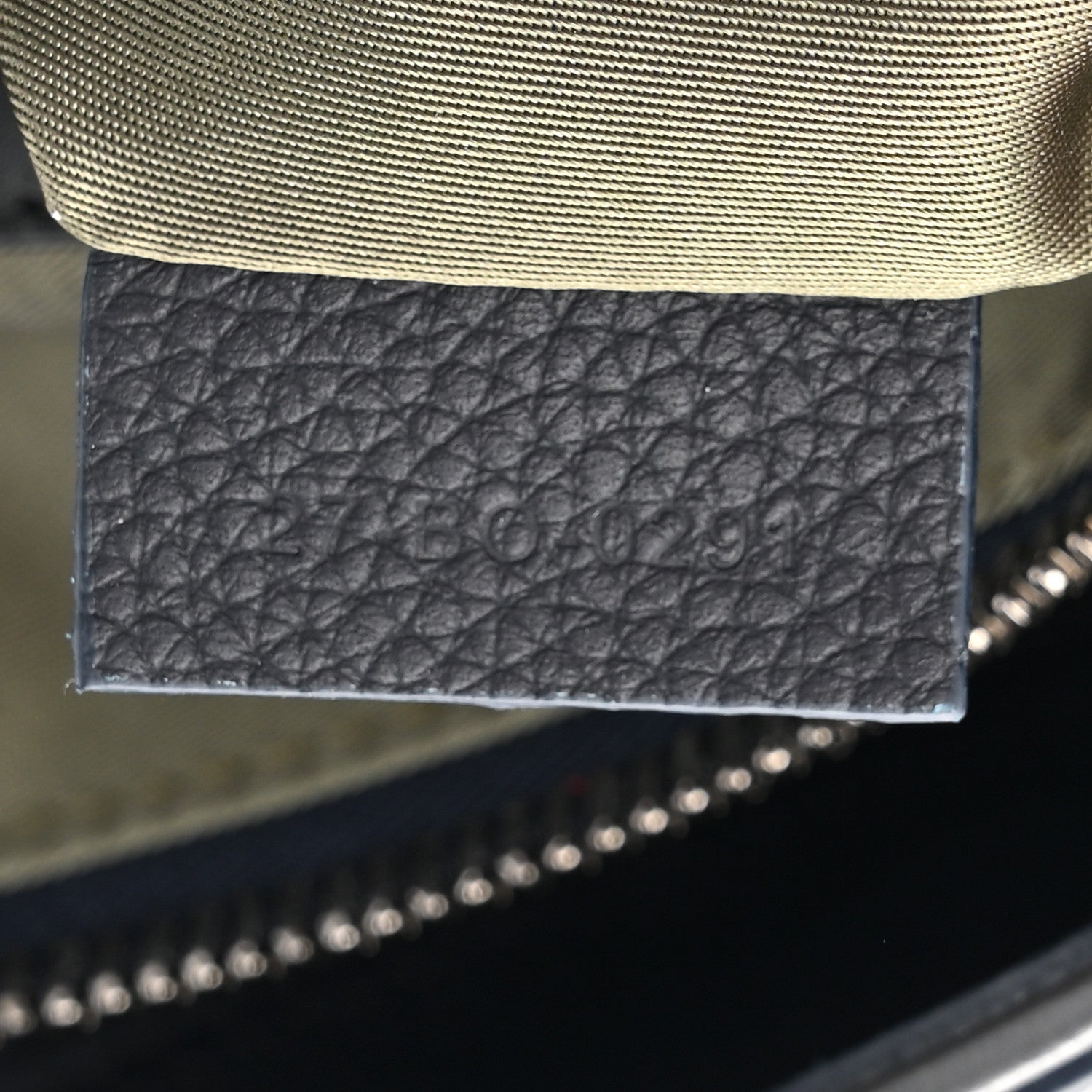 Christian Dior X SACAI Grained Calfskin Technical Fabric Mens Saddle Bag Olive Navy Blue 7 of 11