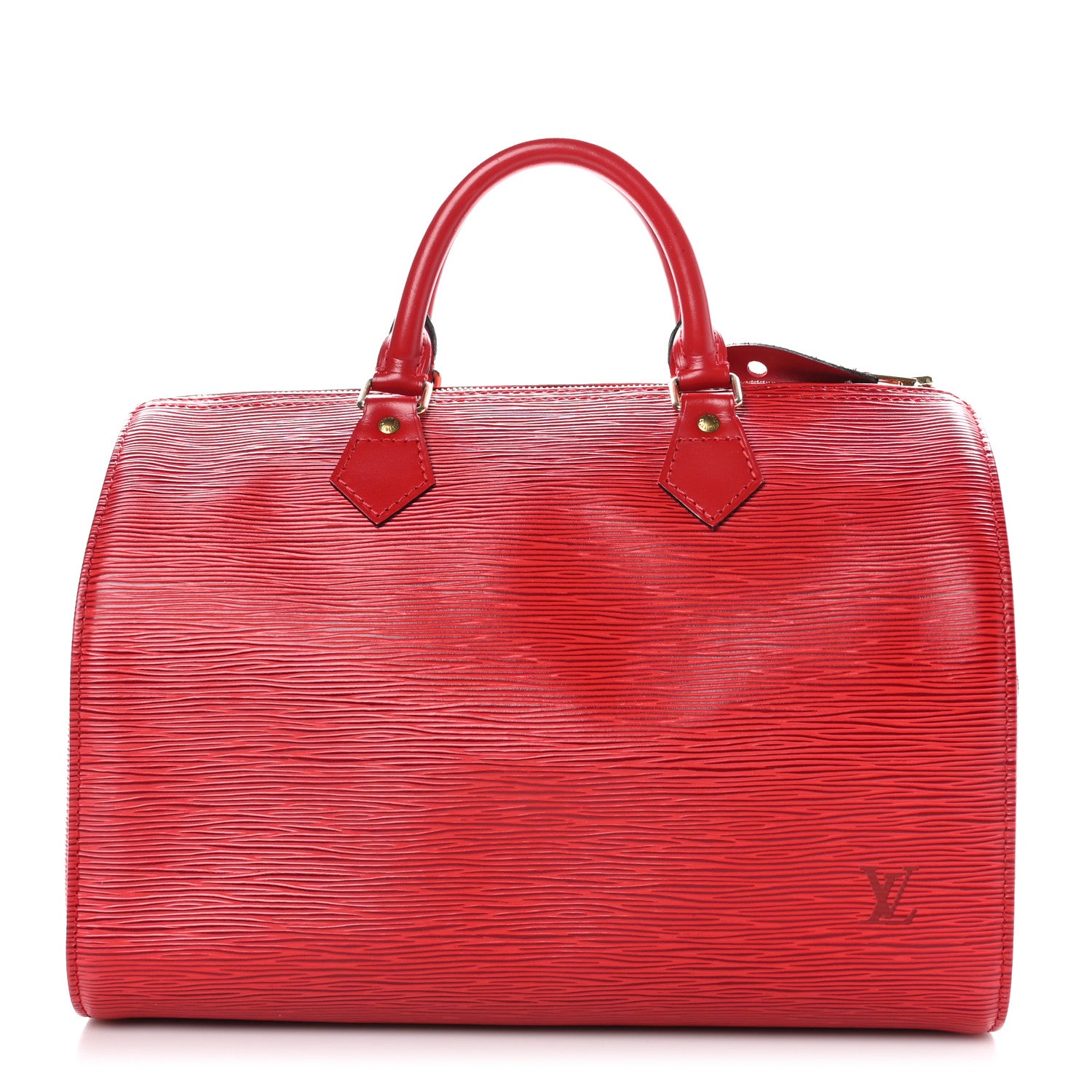 Louis Vuitton Epi Speedy 30 Castillan Red 1 of 13