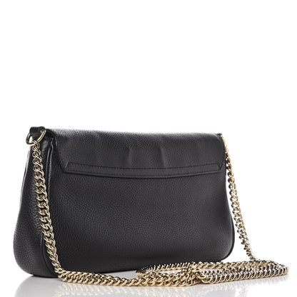 Gucci Pebbled Calfskin Medium Soho Flap Crossbody Black 3 of 7