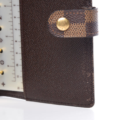 Louis Vuitton Damier Ebene Small Ring Agenda Cover 13 of 15