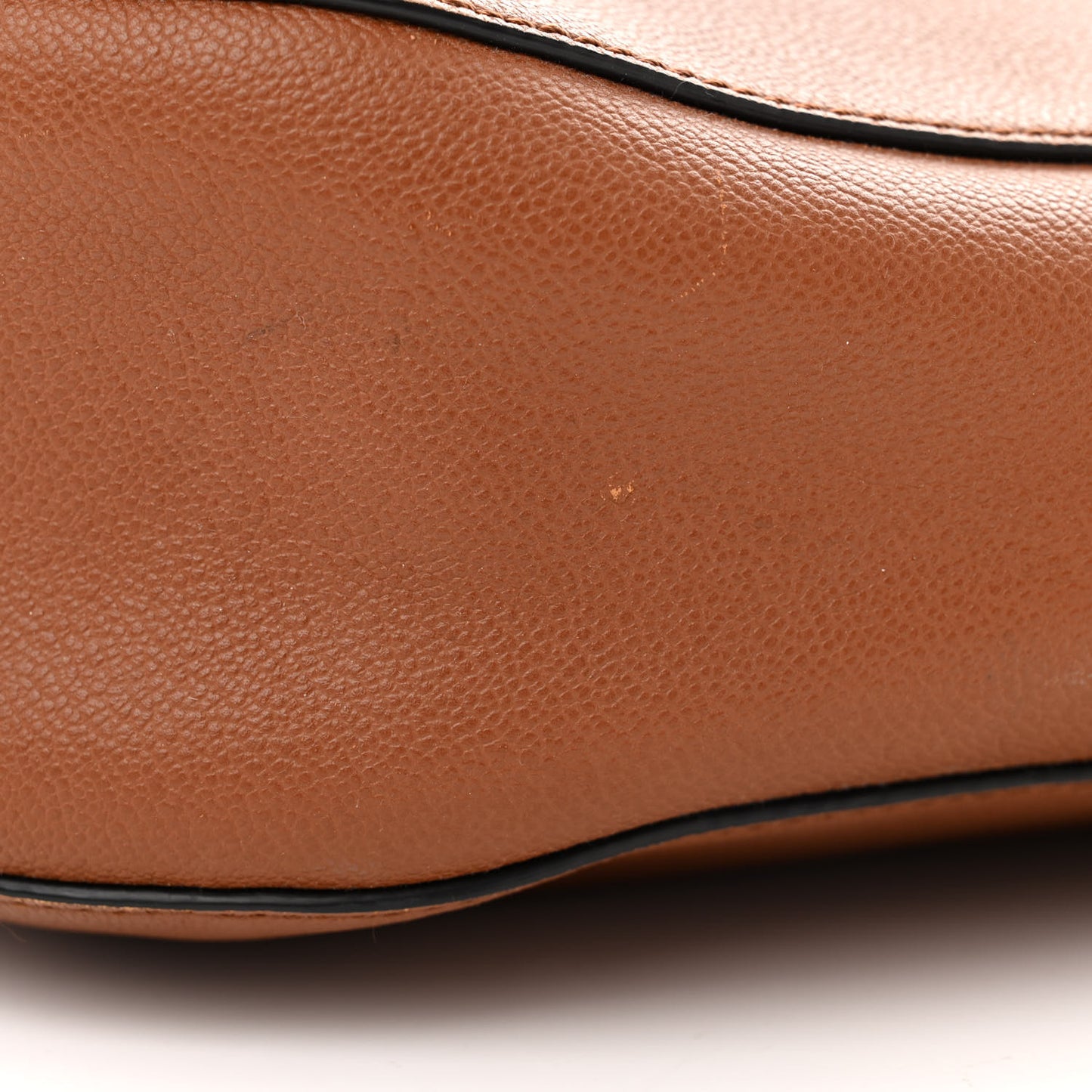 Grainy Calfskin Small Elmstone Hobo Tan